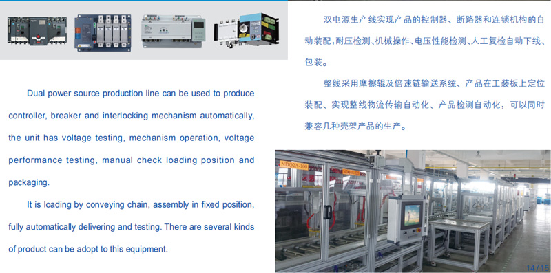 Dual Power Source Production Line can be used to produce controller,